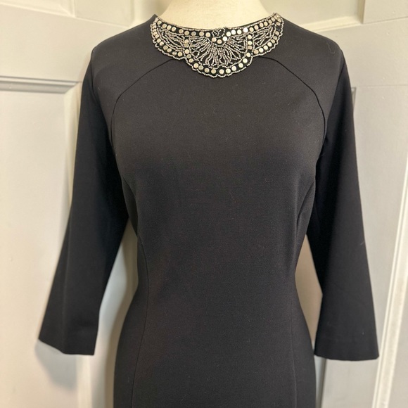 New Olsen Cocktail Dress with Beaded Accent - Picture 5 of 8